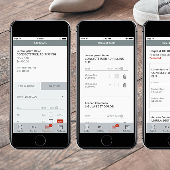 Mobile App Development - Shoe Salon - Inventory Management App - Gallery 02