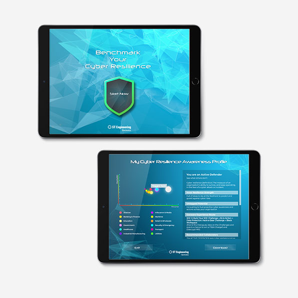Tablet App - Govware - Benchmark Your Cyber Resilience - Gallery 01