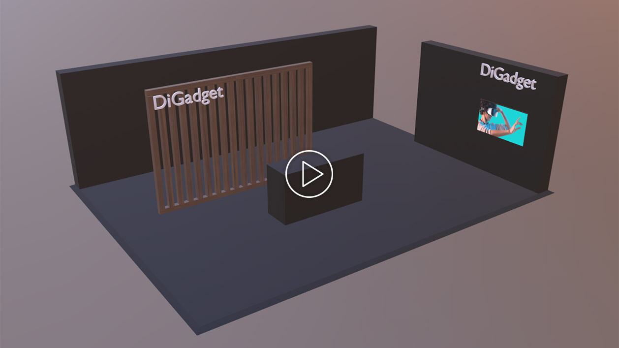 Virtual Exhibition / Event - 3D Interactive Environment - Banner
